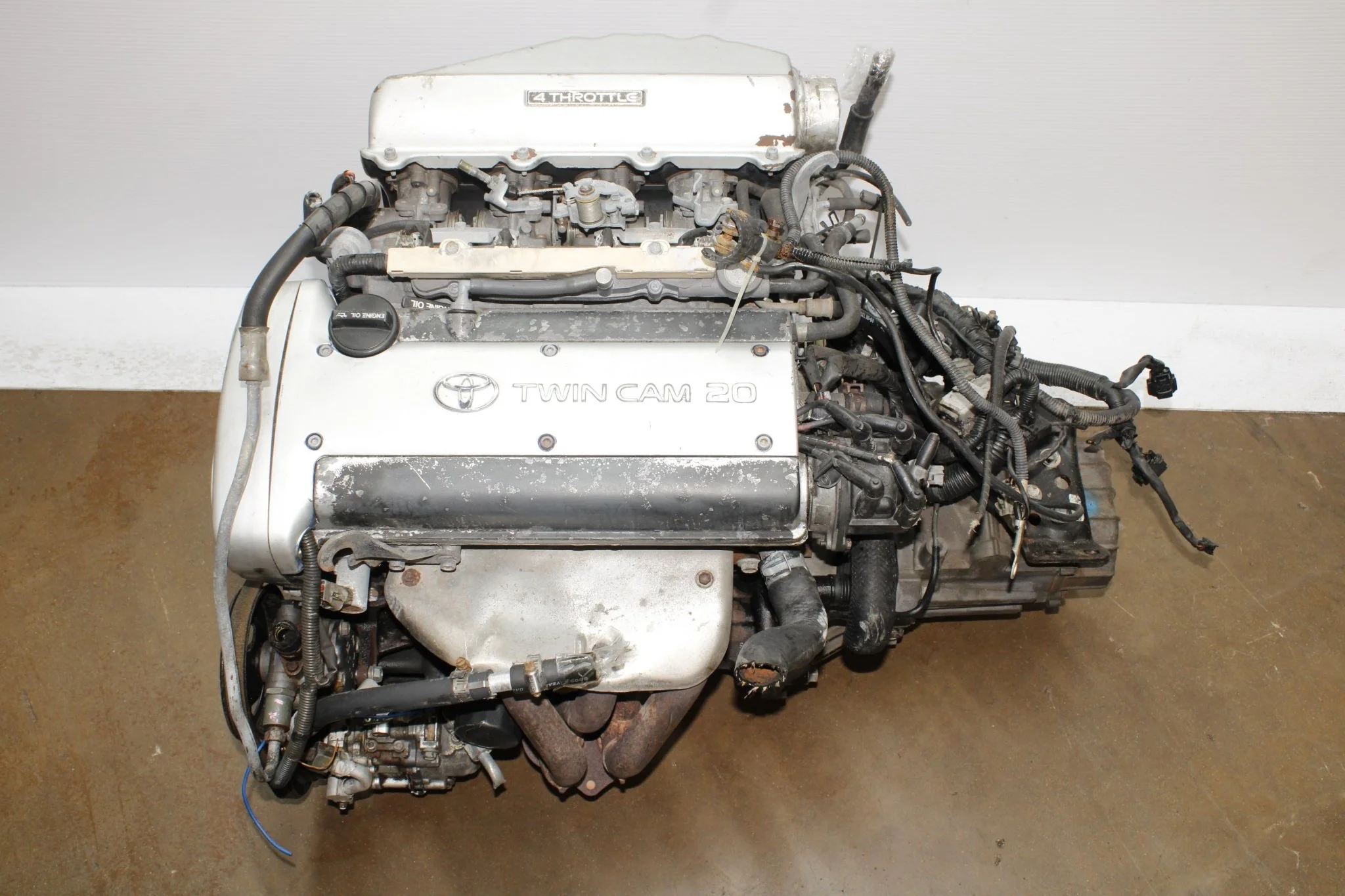 1995-2000 Levin, AE86 Corolla 4AGE 20 Valve Silver Top Engine 5 Speed Manual Transmission JDM